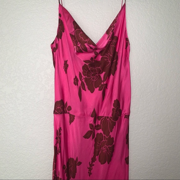Zara NEW NWT Lingerie Style Floral Print Dress Small Medium 8316/384 - Picture 8 of 11